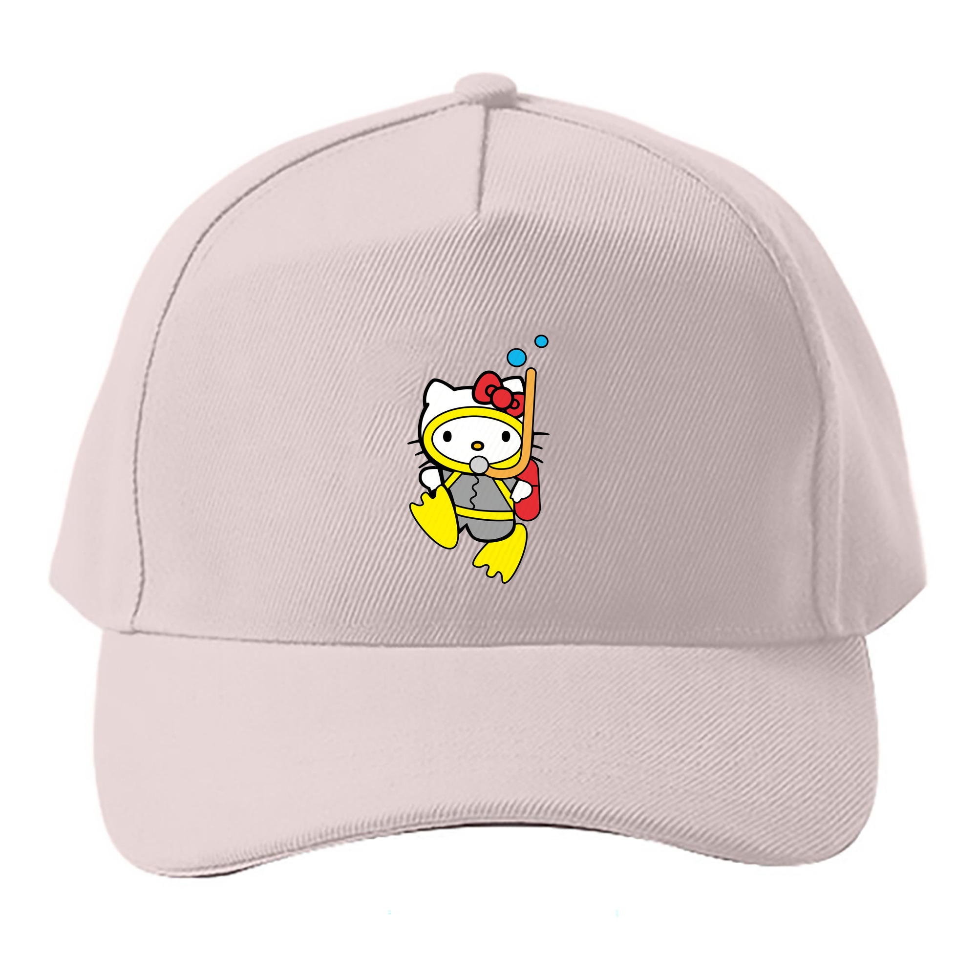 （画像用） Hello Kitty ハローキティ ベースボールキャップ 綿100％ 男女兼用 帽子 スポーツ